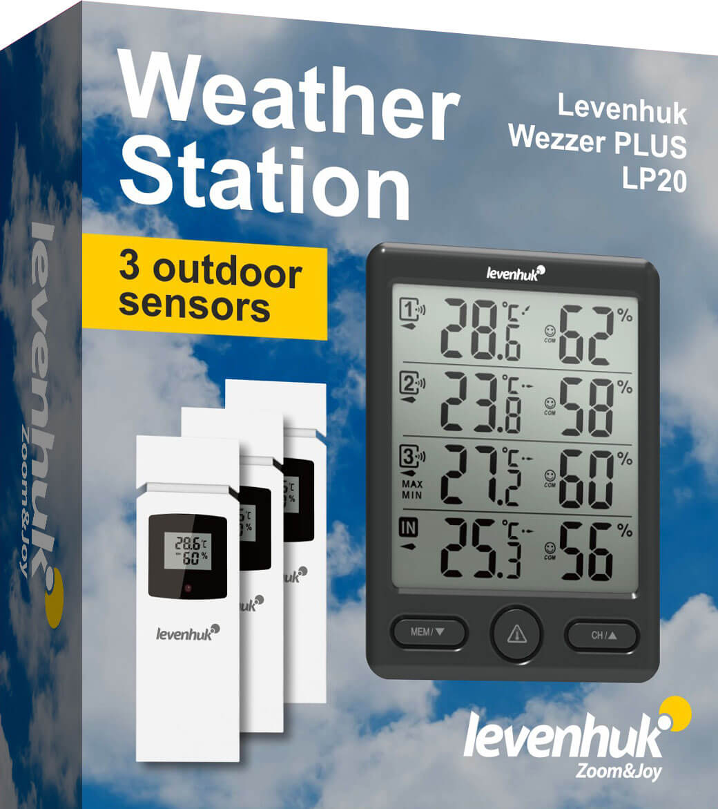Meteorologická stanica Levenhuk Wezzer PLUS LP20